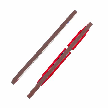 Excel Blades Tensioned Sanding Stick, #400 Grit Replaceable Belt, 2PK 55725IND